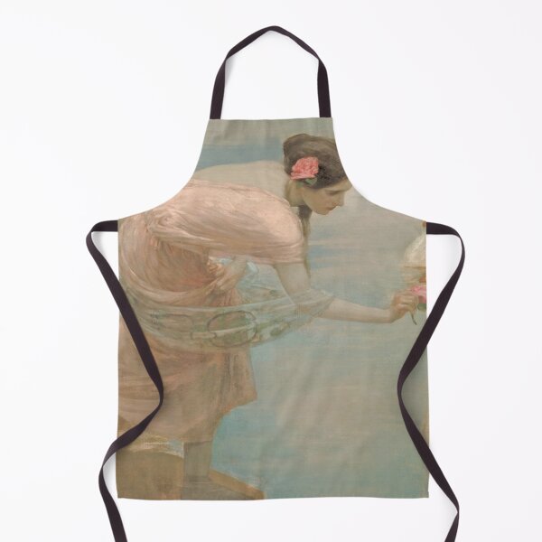 Item preview, Women and Swans Vintage Painting designed and sold by vintagevivian.
