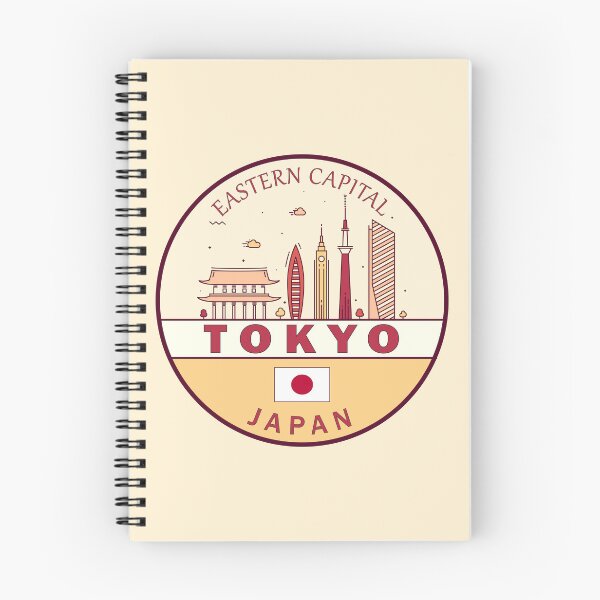 Item preview, Tokyo Japan City Skyline Emblem designed and sold by KrisSidDesigns.