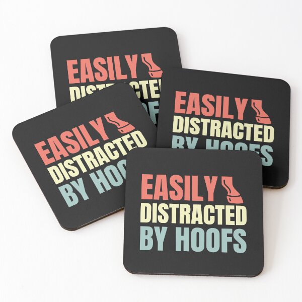 Item preview, Easily Distracted By Hoofs designed and sold by HappyDelights.