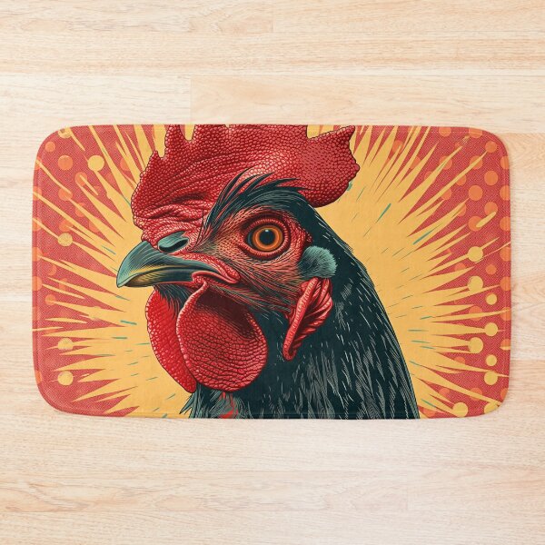 Item preview, Vintage Retro Farmhouse Rooster Pop Art 1 of 2  designed and sold by HollywoodInked.