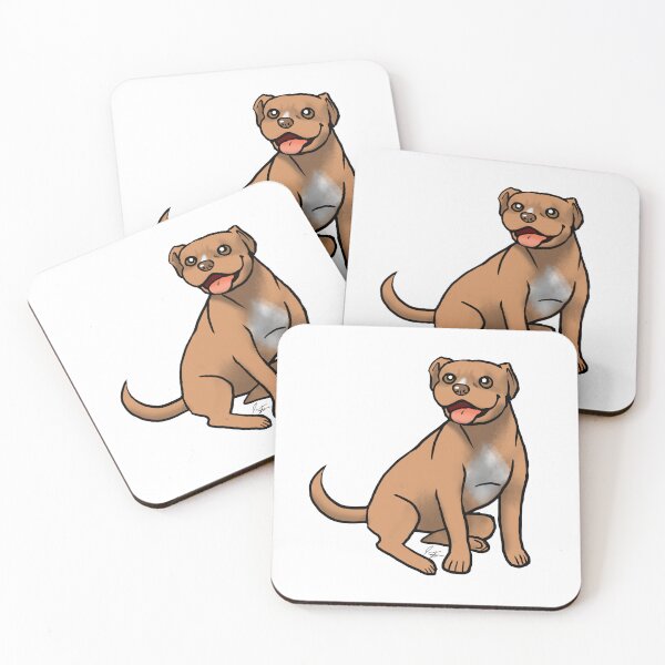Item preview, Dog - American Pit Bull Terrier - Red Nose Natural designed and sold by Jennifer Stolzer.