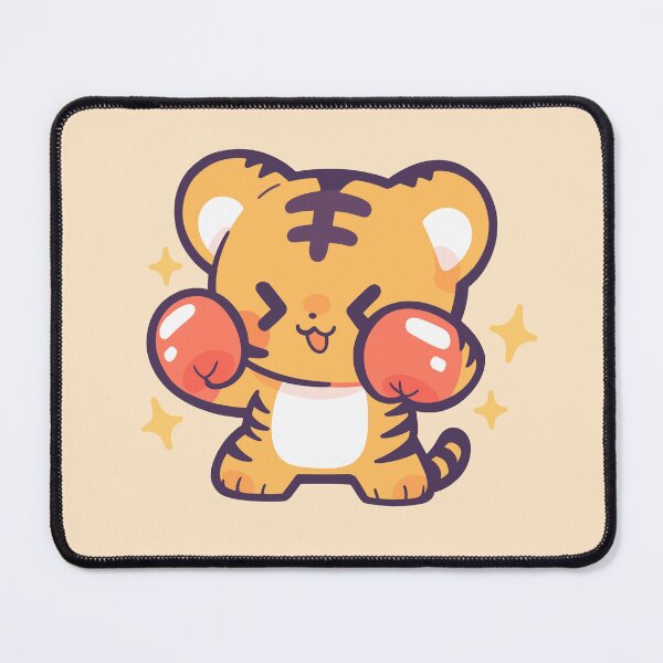 Item preview, Kawaii Tiger Cat Boxing designed and sold by SweetClicks123.