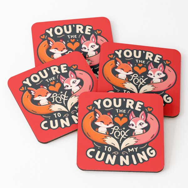 Item preview, Be As Cunning As A Fox, typography, Valentine designed and sold by maxmaj.