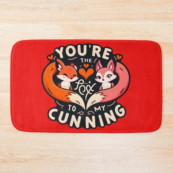 Item preview, Be As Cunning As A Fox, typography, Valentine designed and sold by maxmaj.