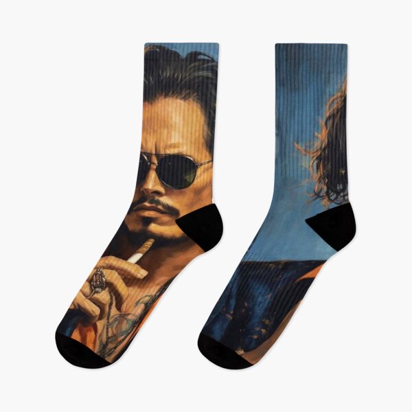 Item preview, Johnny Depp Watercolor Portrait Art  designed and sold by Vicky021.