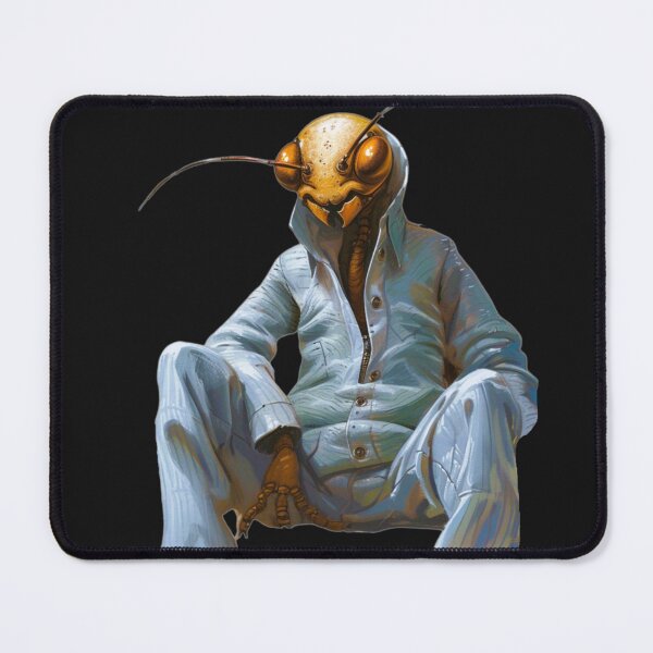 Item preview, Humanoid Ant In A Retro Seventies Jumpsuit :3D designed and sold by Vintage Hustle.