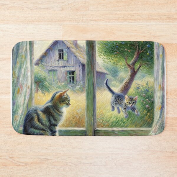 Item preview, Playful cats designed and sold by Cindyart007.