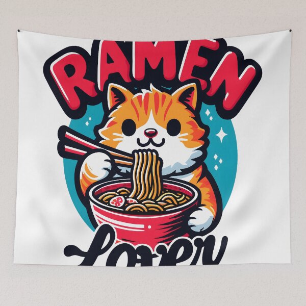 Item preview, Ramen Lover Kawaii Cute Anime Cat designed and sold by KitonicTees.