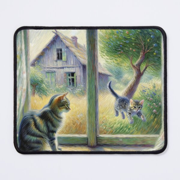 Item preview, Playful cats designed and sold by Cindyart007.