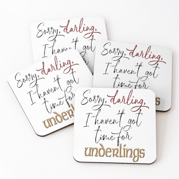Item preview, Astarion Quotes - Sorry, darling, I haven't got time for underlings designed and sold by Crafts4Geeks.