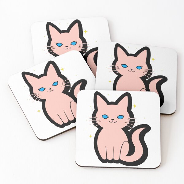 Artikelvorschau, Niedliche Katze in Minimal Farbig entworfen und verkauft von AD-Digital-Art.
