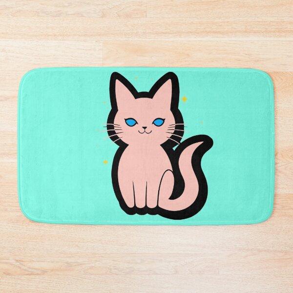 Artikelvorschau, Niedliche Katze in Minimal Farbig entworfen und verkauft von AD-Digital-Art.