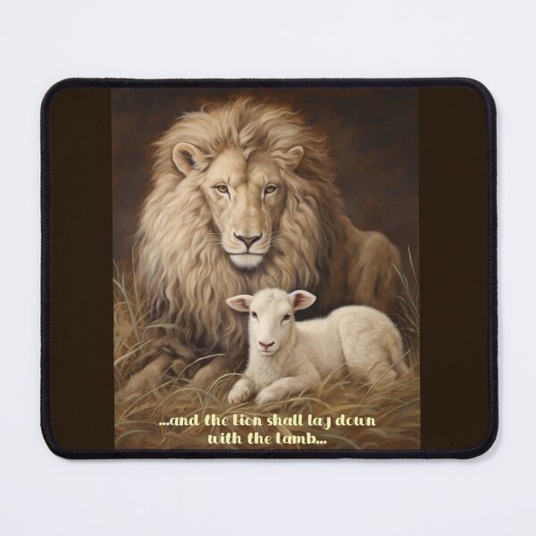 Item preview, The Lion Shall Lay Down with the Lamb designed and sold by Olivercat2018.