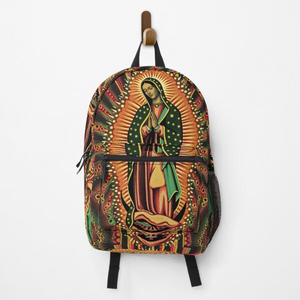 Item preview, Divine Radiance - Our Lady of Guadalupe Vibrant Artwork designed and sold by Nicholas Panek.