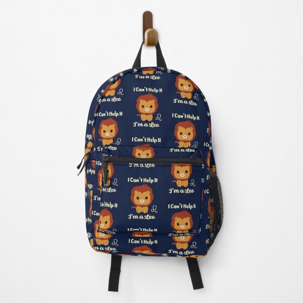 Item preview, Funny Leo Zodiac Sign Navy Version designed and sold by Super Cute Prints.