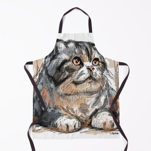 Item preview, Scottish Fold Cat designed and sold by TraceyMackieArt.