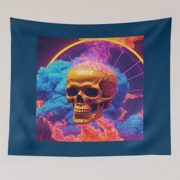 Item preview, Embrace the skull in amazing smoky colors designed and sold by Great-store4U.