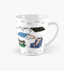 Greyhound Glossary: Bed Fail. A Redbubble exclusive design Tall Mug