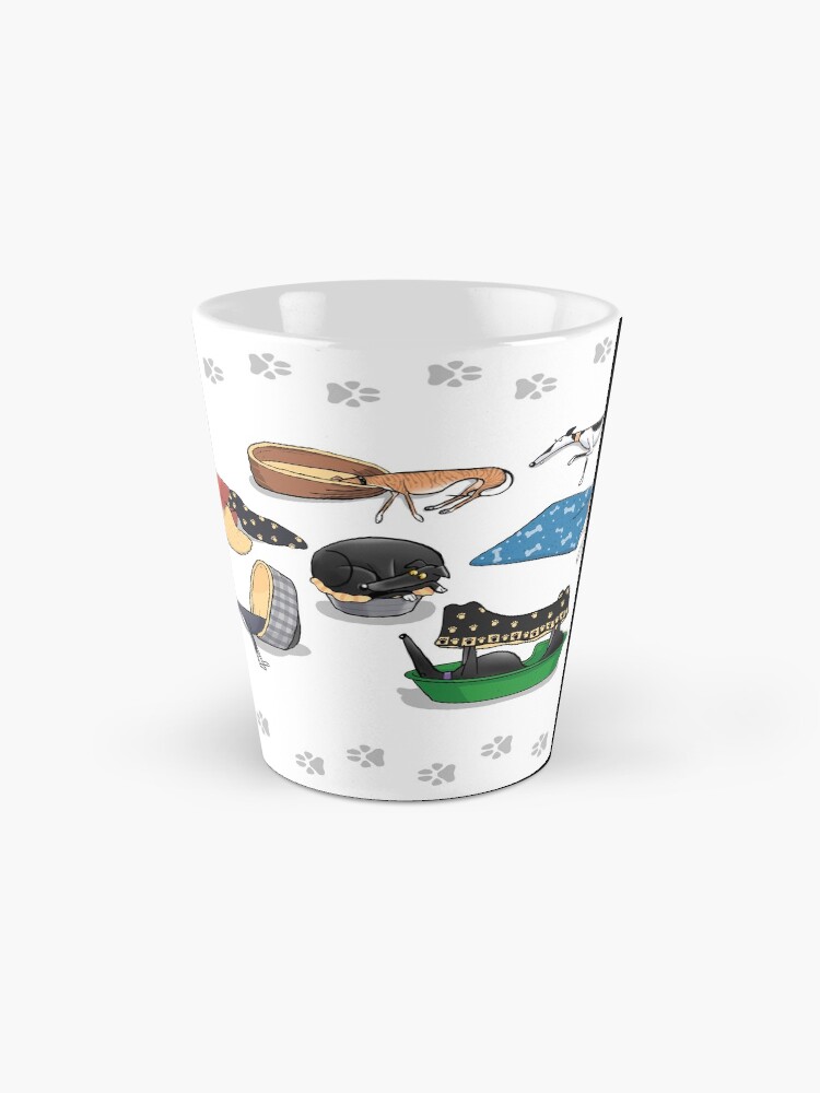 Alternate view of Greyhound Glossary: Bed Fail. A Redbubble exclusive design Mug