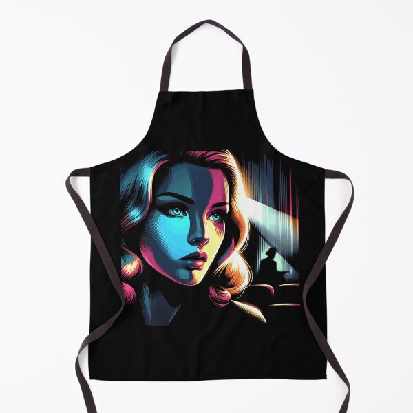 Item preview, Vibrant Noir Mystery: Enigmatic Woman Silhouette  designed and sold by TeeTown Treasure.