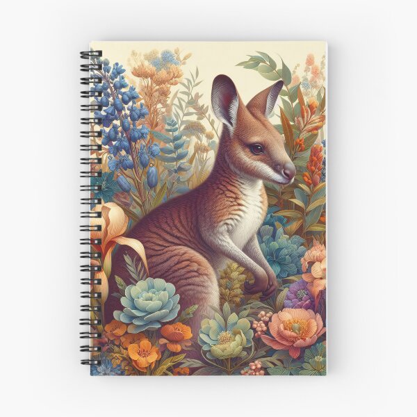 Item preview, "Wallaby in the flower garden" designed and sold by Elena Kolotusha.