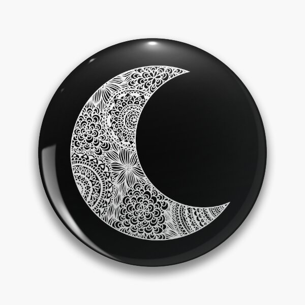 Item preview, Zen Crescent Moon - White designed and sold by Julie Erin Designs.