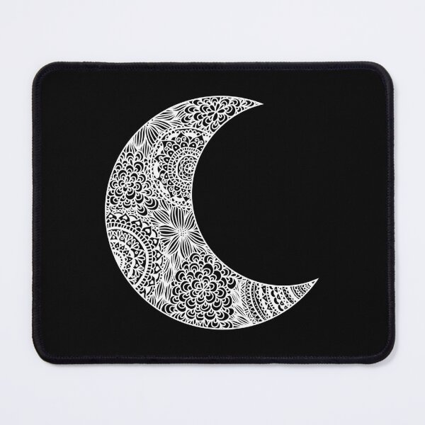 Item preview, Zen Crescent Moon - White designed and sold by Julie Erin Designs.
