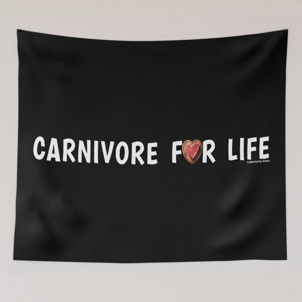 Item preview, CARNIVORE FOR LIFE, Double Meaning, Keto, Carnivore Diet, Meat Lovers designed and sold by Made by Tamar.
