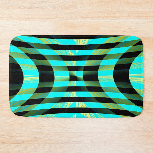 Item preview, Contemporary Art Blue Green Geometric Composition designed and sold by SpieklyArt.