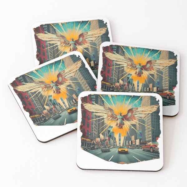 Item preview, Angel above New York City designed and sold by TheWitsFoe.