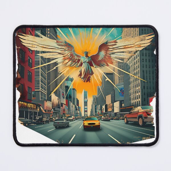 Item preview, Angel above New York City designed and sold by TheWitsFoe.