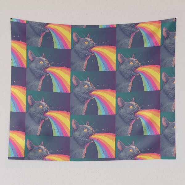 Item preview, Rainbow Projectile Vomit 2 designed and sold by SmittenbyKitten.