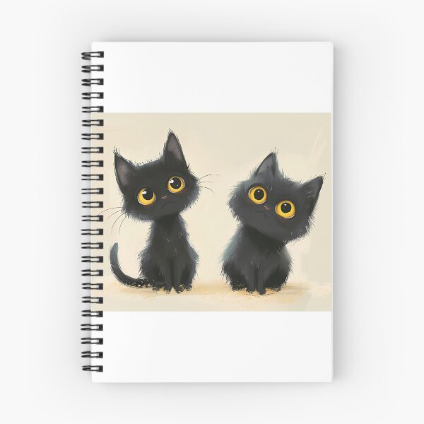 Item preview, black cats designed and sold by SunnyArtRoom.