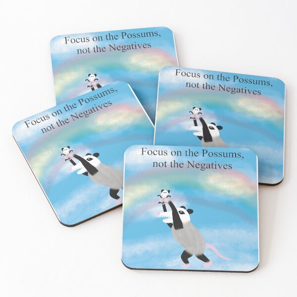 Item preview, Focus on the Possums, not the Negatives Motivational Poster designed and sold by Bits and Bobs.