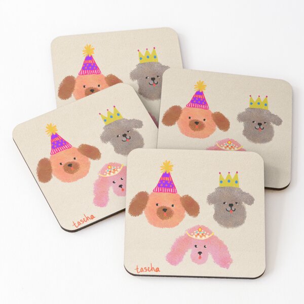 Item preview, Party hat dogs designed and sold by tascha-doodles.
