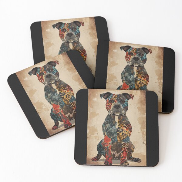 Item preview, Ornate Cute Pitbull designed and sold by Yogimeister.