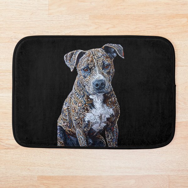 Item preview, Ornate Cute Pitbull designed and sold by Yogimeister.