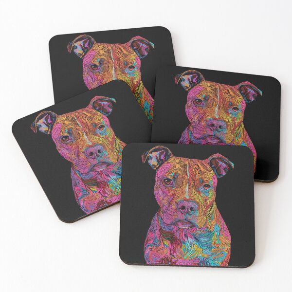 Item preview, Ornate Cute Pitbull designed and sold by Yogimeister.