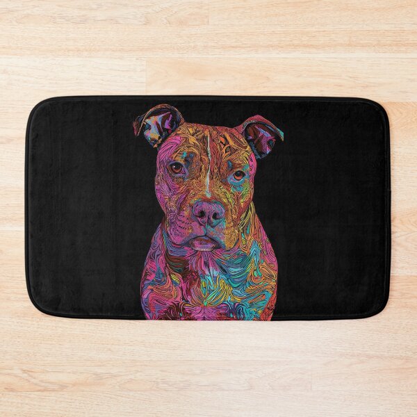 Item preview, Ornate Cute Pitbull designed and sold by Yogimeister.