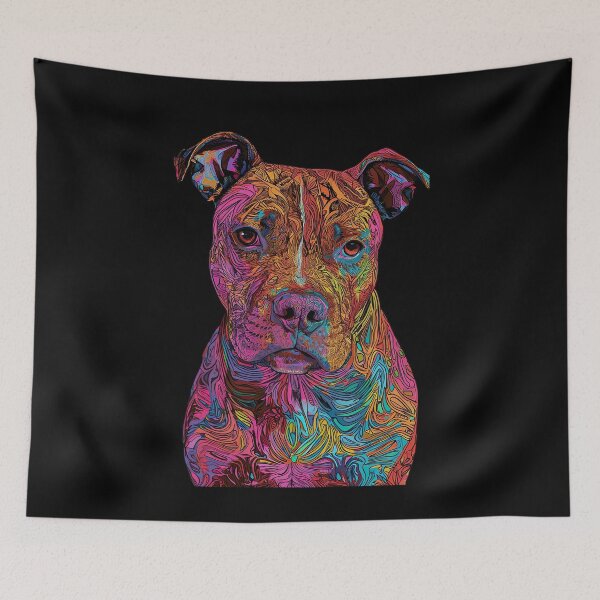 Item preview, Ornate Cute Pitbull designed and sold by Yogimeister.