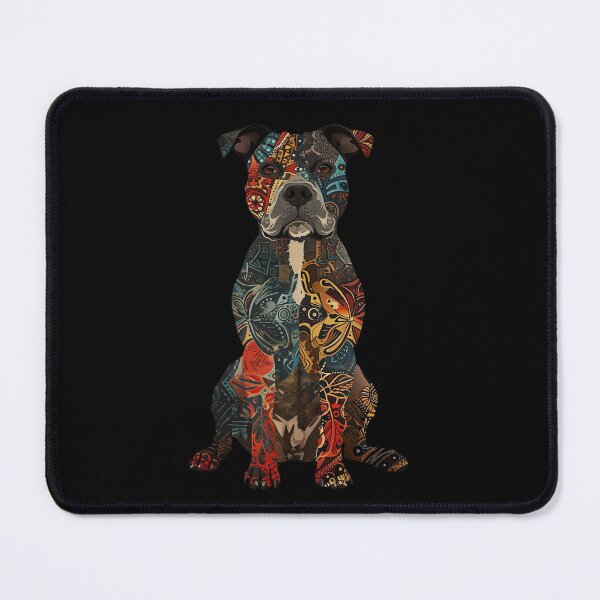 Item preview, Ornate Cute Pitbull designed and sold by Yogimeister.