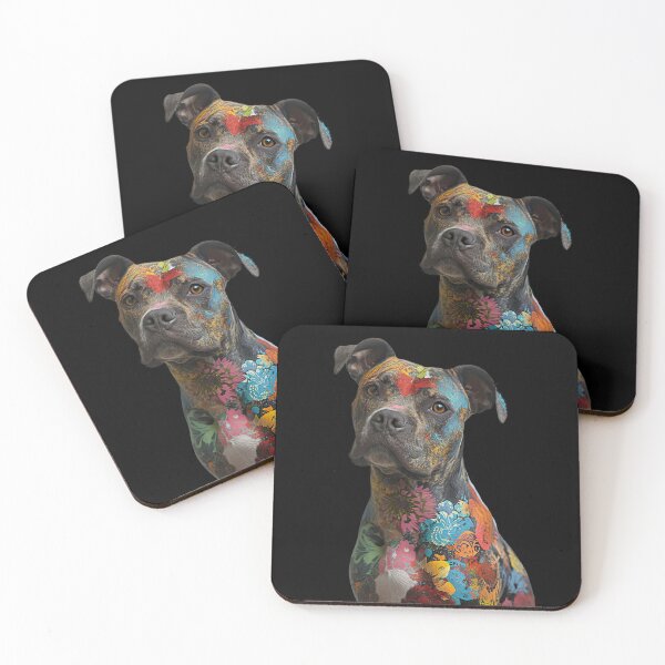 Item preview, Ornate Cute Pitbull designed and sold by Yogimeister.