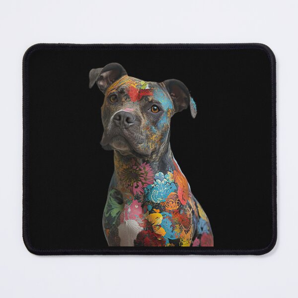 Item preview, Ornate Cute Pitbull designed and sold by Yogimeister.
