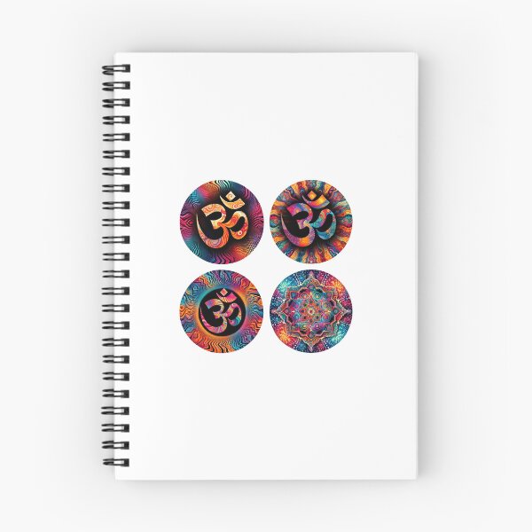 Item preview, Colorful OM Sticker Set of 4- VSCO, Mini Pack, Laptop Hydroflask Water Bottle Stickers designed and sold by MindblowingShop.
