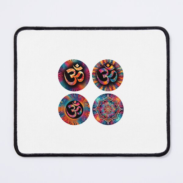 Item preview, Colorful OM Sticker Set of 4- VSCO, Mini Pack, Laptop Hydroflask Water Bottle Stickers designed and sold by MindblowingShop.