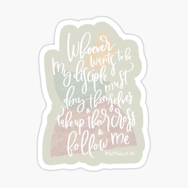 Item preview, Matthew 16:24 - Follow Me designed and sold by joyfultaylor.