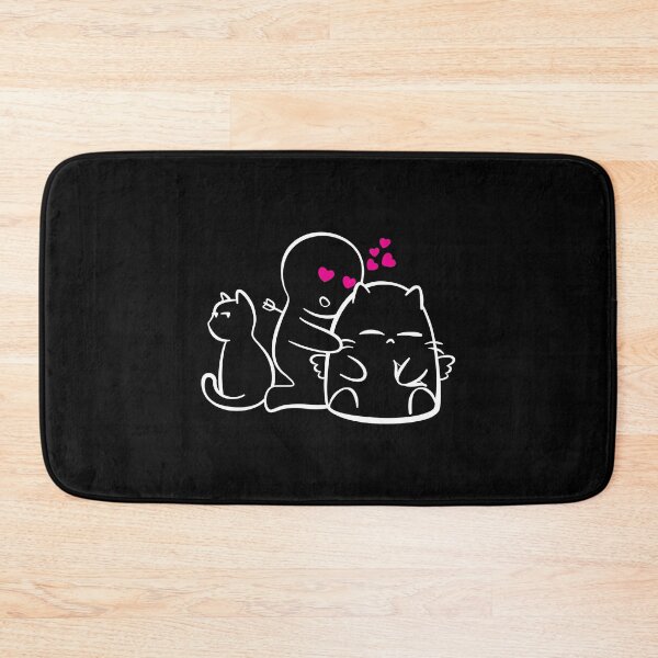 Item preview, Cupid Cat (White Line) designed and sold by putNplearn.