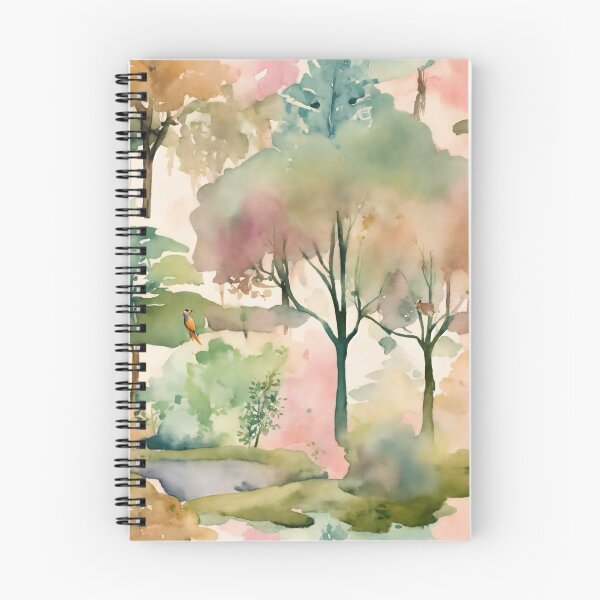 Item preview, Whimsical Watercolor Forest designed and sold by John v p.