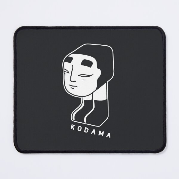Item preview, Not a traditional Kodama spirit, a ghost with onna men mask in white ink designed and sold by martodesign.