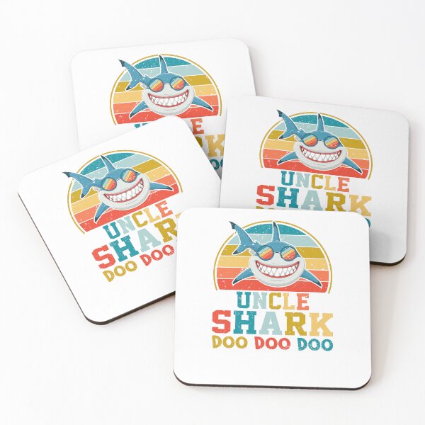Item preview, Uncle Shark Men Vitage For Fathers Daddy Dad & Auncle  designed and sold by roboartpixel.
